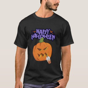 T-shirt Halloween drôle épice Citrouille Halloween Happy S