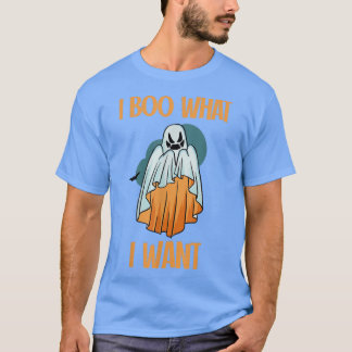 T-shirt Halloween drôle I Boo Ce que je veux fantôme Éffra