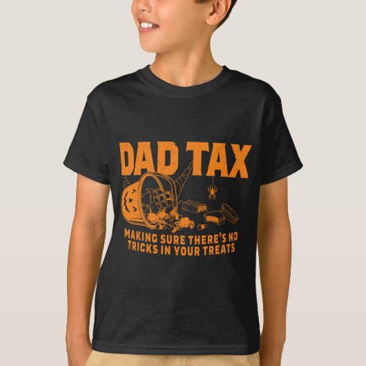 T-shirt Halloween drôles papa d'impôt (Devant)
