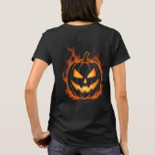 T-shirt Halloween Dynamique Intersecter Noir Et Blanc (Dos)