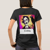 T-shirt Halloween, Edgar Allen Poe, Raven, Nevermore T-Sh (Dos)