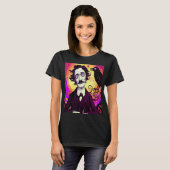 T-shirt Halloween, Edgar Allen Poe, Raven, Nevermore T-Sh (Devant entier)