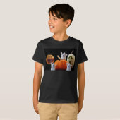 T-shirt Halloween effrayant. (Devant entier)