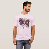T-shirt Halloween effrayant (Devant entier)
