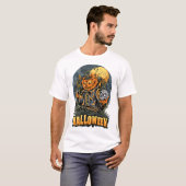 T-shirt Halloween effrayant (Devant entier)