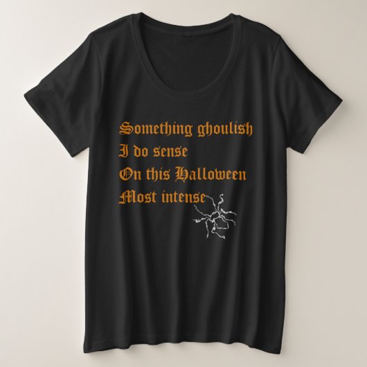 T-Shirt Halloween Effrayant (Design devant)