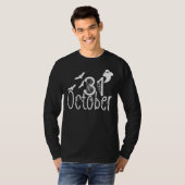 T-shirt Halloween éffrayant 31 octobre (Devant entier)