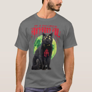 T-shirt Halloween effrayant Chat Horreur Halloween nuit de
