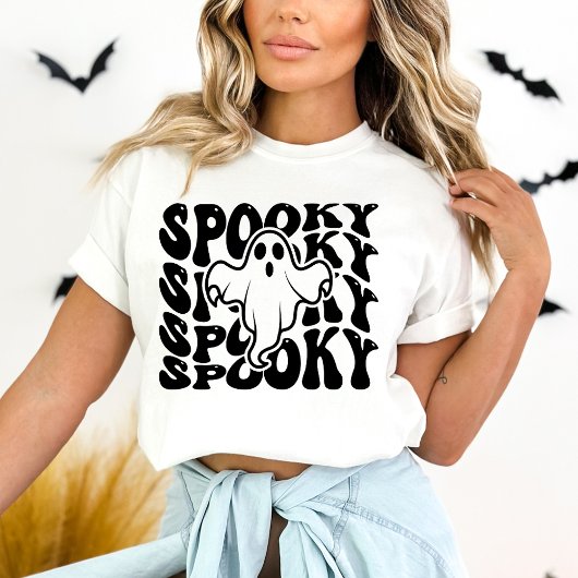 T-shirt Halloween éffrayant Cute Fantôme