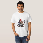 T-shirt Halloween effrayant Gnome (Devant entier)