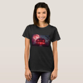 T-shirt Halloween éffrayant Haunween Haunted House Design (Devant entier)