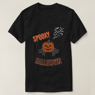 T-shirt Halloween effrayant, joli tee-shirt de la