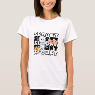 T-Shirt Halloween éffrayant - Maman mignonne, Fauc