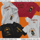 T-Shirt Halloween Éffrayante citrouille Scarecrow Bu C6