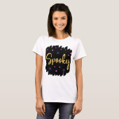 T-shirt Halloween éffrayantes (Devant entier)