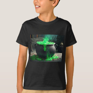 T-shirt Halloween en cauldron de sorcière bouillonnante