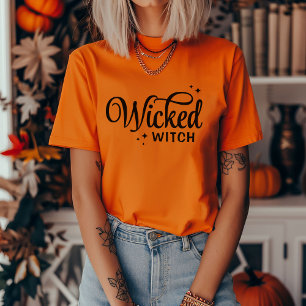 T-shirt Halloween en sorcière