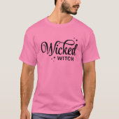 T-shirt Halloween en sorcière (Devant)