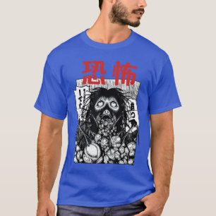 T-shirt Halloween épouvantable Saison japonaise Horreur Ha