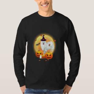 T-shirt Halloween Eskimo Chien Esquimau Esquimau Spitz Hal