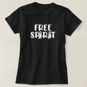 T-Shirt Halloween Esprit Libre Fantôme