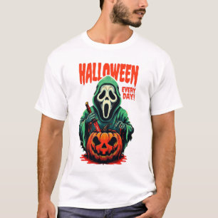 T-shirt Halloween Every Day   Crie Ghostface