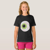 T-shirt Halloween Eyeball effrayant (Devant entier)