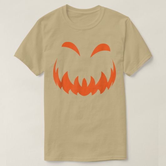 T-shirt Halloween face pumpkin Jack o Lantern halloween pa (Design devant)