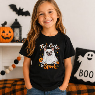 T-Shirt Halloween Fantôme Bouledogue Français Mignon