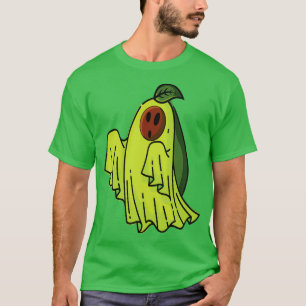 T-shirt Halloween fantôme de fruit d'avocat effrayant