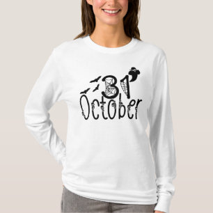 T-shirt Halloween fantôme éffrayant 31 octobre
