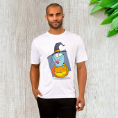 T-shirt Halloween fantôme en sorcière Éffrayante Citrouill