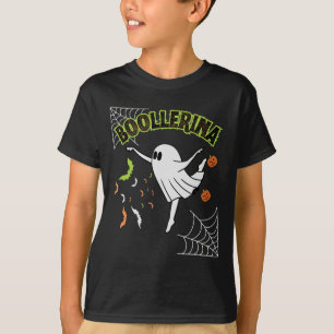 T-shirt Halloween Fantôme Llerinas Llet Dance Costume mign