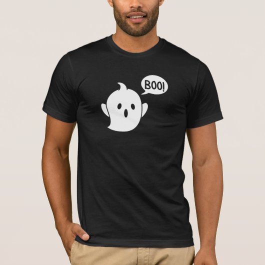 T-shirt Halloween fantôme mignon (Devant)