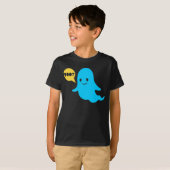 T-shirt Halloween Fantôme Mignon Boo (Devant entier)
