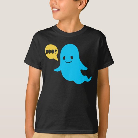 T-shirt Halloween Fantôme Mignon Boo (Devant)
