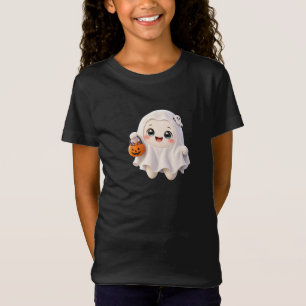 T-shirt Halloween fantôme mignon pour filles