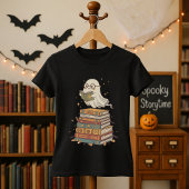 T-shirt Halloween fantôme mignon pour les bibliothèques et
