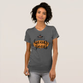 T-shirt Halloween féminine Casquette de Hocus Pocus Witch (Devant entier)