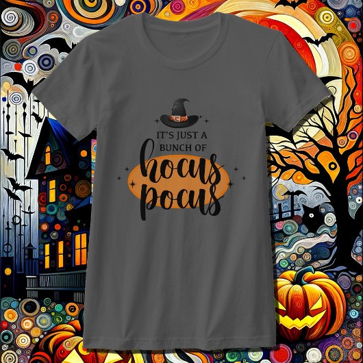 T-shirt Halloween féminine Casquette de Hocus Pocus Witch