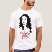 T-shirt Halloween Femme Vampire Vampire Fille Vampire Lady (Devant)