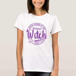 T-shirt Halloween Fier Membre Du Wicked Witch Club