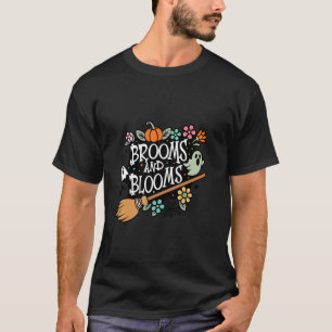 T-shirt Halloween Floral Amusant Salles Et Blooms Cute Gho