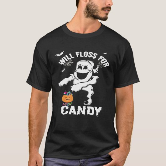 T-shirt Halloween  Flossing Ghost Dance Kids (Devant)