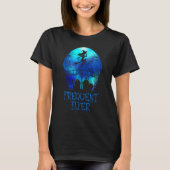 T-shirt Halloween Frequent Flyer In The Cemetery Lazy Cost (Devant)