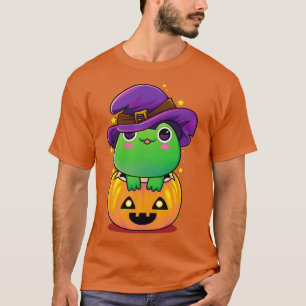 T-shirt Halloween Frog sorcière Casquette Amphibien Citrou