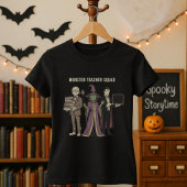 T-shirt Halloween Funny Enseignant Cadeau Monster Teacher 