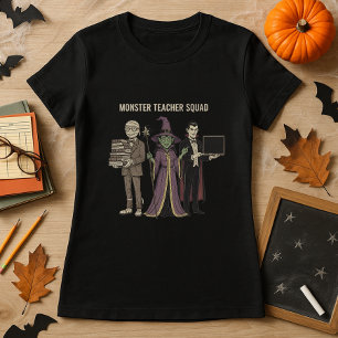 T-shirt Halloween Funny Enseignant Cadeau Monster Teacher 
