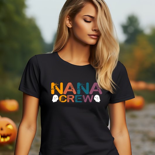 T-SHIRT HALLOWEEN FUNNY NANA CREW