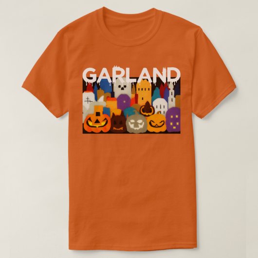 T-shirt Halloween Garland (Design devant)